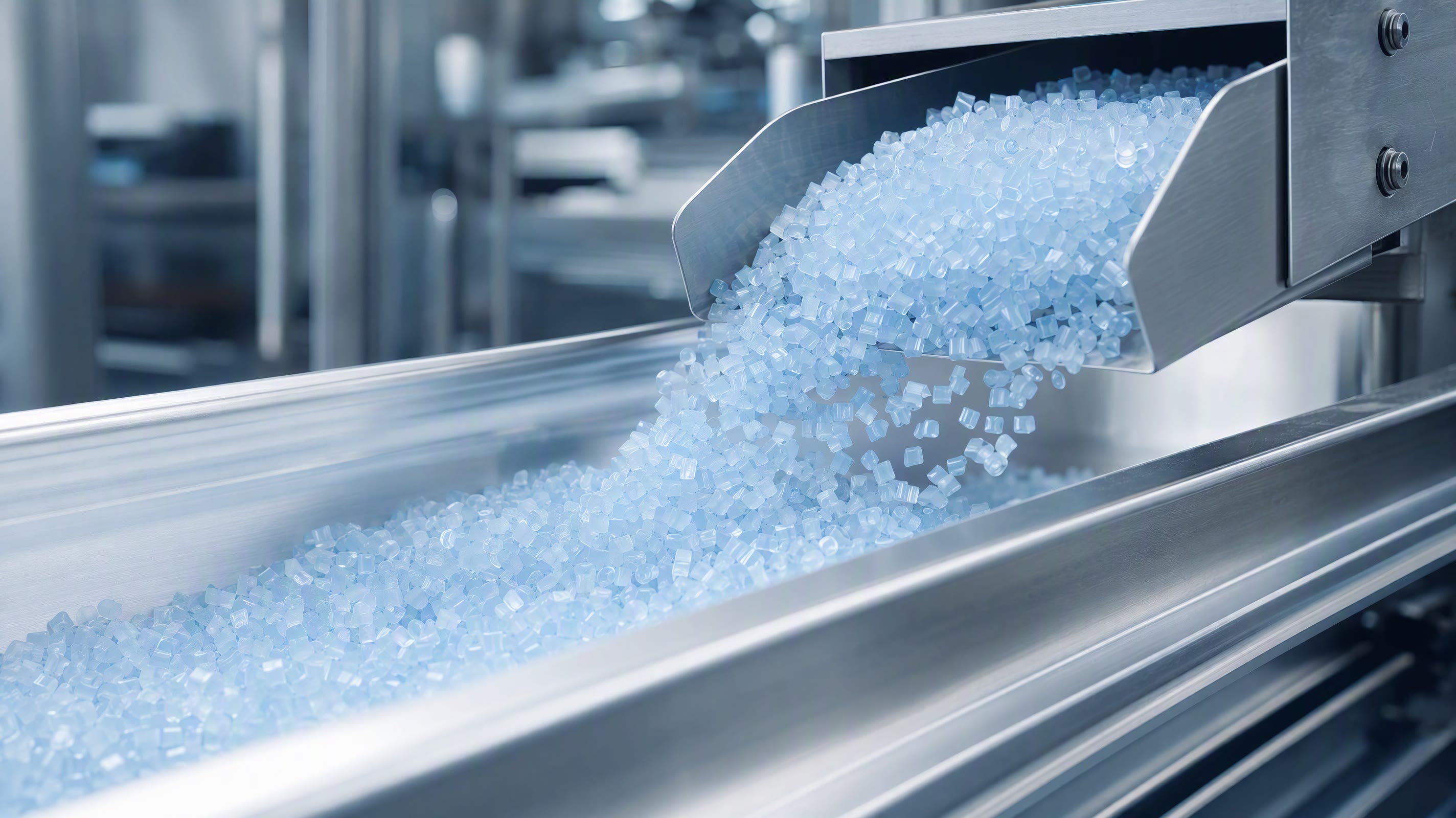 Plastic resin processing and material handling